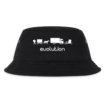 Cargo Wheel Transport Evolution - Kids’ Bucket Hat - black - Front