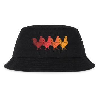 Rooster - Kids’ Bucket Hat - black - Front