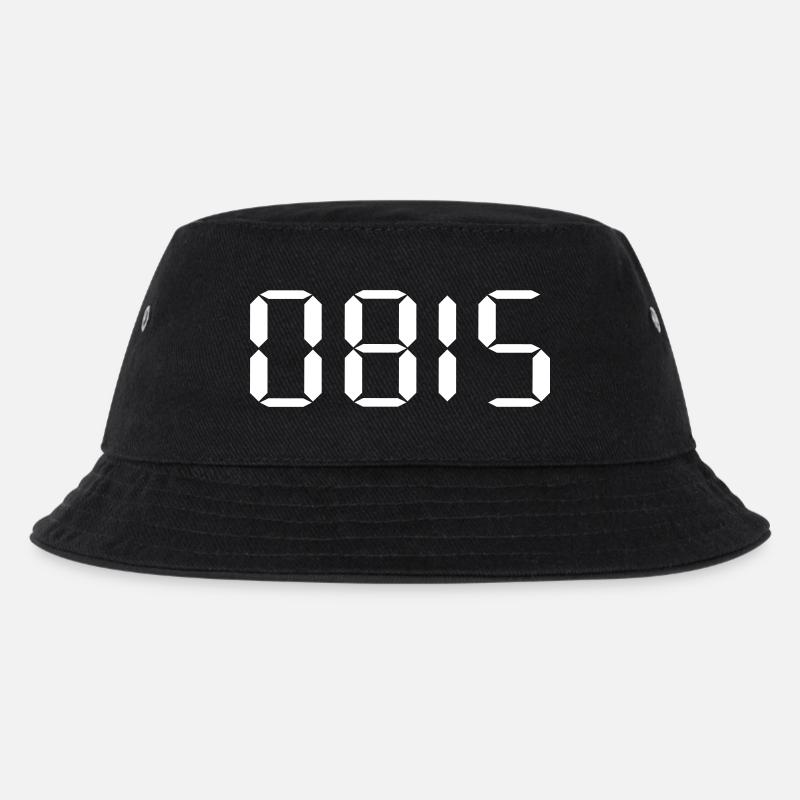 0815 - Kinder Bucket Hat - Schwarz