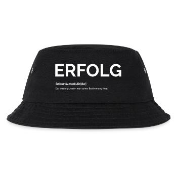 Erflog - Kinder Bucket Hat - Schwarz - Vorne