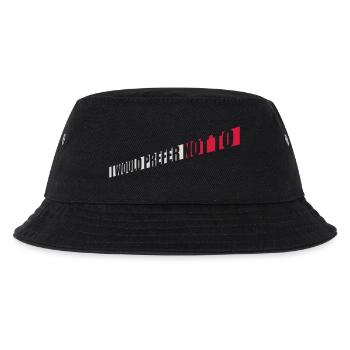 I prefer not to - Kids’ Bucket Hat - black - Front