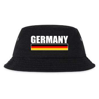 Deutschland - Kinder Bucket Hat - Schwarz - Vorne