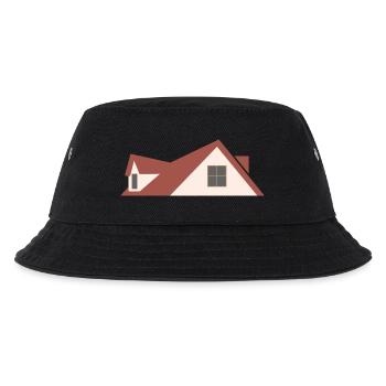 Dach - Kinder Bucket Hat - Schwarz - Vorne