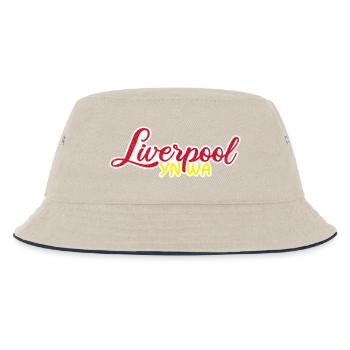 Liverpool Fußball Football - Kinder Bucket Hat - Natur/Navy - Vorne