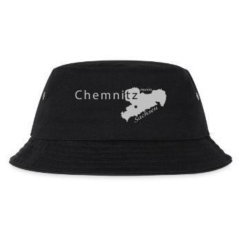 Chemnitz - Mein Sachsen - Heimatstadt - Kinder Bucket Hat - Schwarz - Vorne