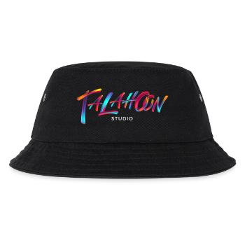 Talahoon Studios Rainbow Brushed - Kids’ Bucket Hat - black - Front