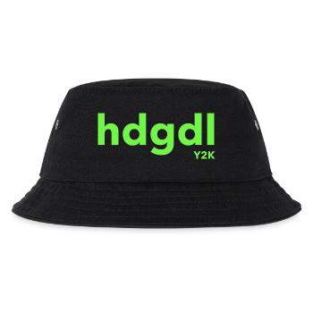 hdgdl Y2K grün - Kinder Bucket Hat - Schwarz - Vorne
