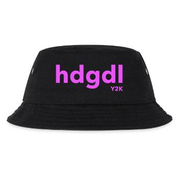 hdgdl hab dich gaz doll lieb magenta Jahr2000 - Kinder Bucket Hat - Schwarz - Vorne