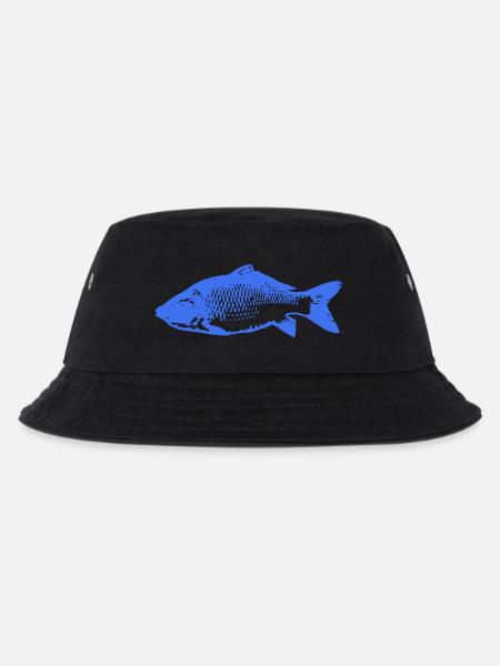 fische - Kinder Bucket Hat - Schwarz