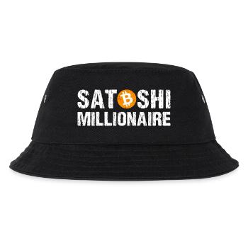 Satoshi Millionaire Cryptocurrency Bitcoin - Kids’ Bucket Hat - black - Front