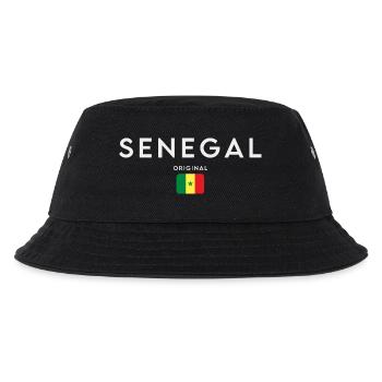 Drapeau sénégalais, fierté sénégalaise - Bob Enfant - noir - Devant