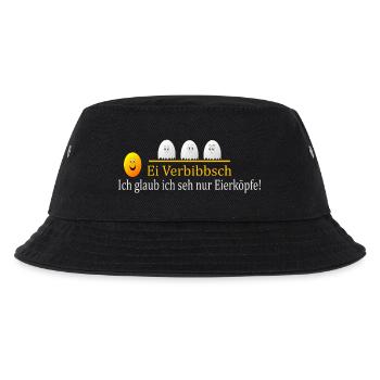 Ei Verbibbsch - Kinder Bucket Hat - Schwarz - Vorne