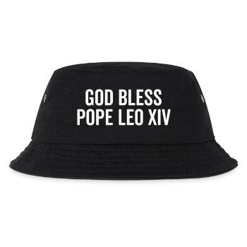 God Bless Pope Leo XIV - Kids’ Bucket Hat - black - Front