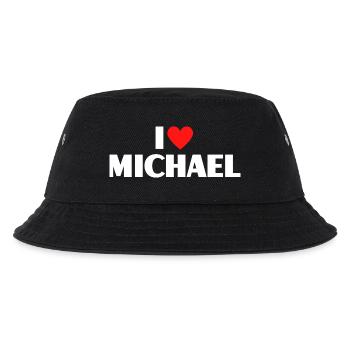J'aime Michael Red Heart, fan du nom romantique - Bob Enfant - noir - Devant