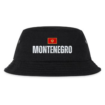 Flag of Montenegro, I love Montenegro - Kids’ Bucket Hat - black - Front