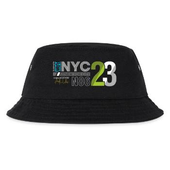 Urban Streetwear Nummer 86 Design - Kinder Bucket Hat - Schwarz - Vorne