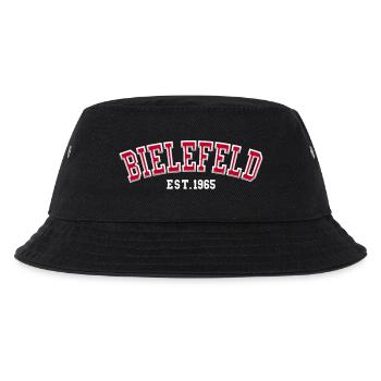 Bielefeld gegründet 1965 - Kinder Bucket Hat - Schwarz - Vorne