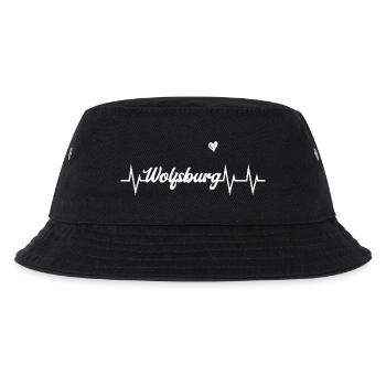 Heartbeat Wolfsburg - Kinder Bucket Hat - Schwarz - Vorne