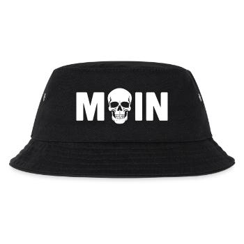 MOIN Greeting Northern Germany Skull Skull - Kids’ Bucket Hat - black - Front