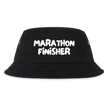 Marathon-Finisher - Kinder Bucket Hat - Schwarz - Vorne