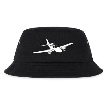 Silhouette minimaliste d’avion à hélice - Bob Enfant - noir - Devant