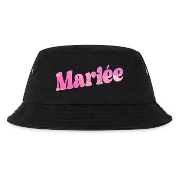 Bride Wedding - Kids’ Bucket Hat - black - Front