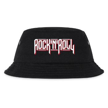 Rock'N'Roll Custom Typography Logo - Kids’ Bucket Hat - black - Front