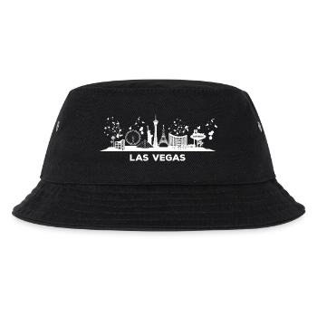 Las Vegans Skyline Cityscape Las Vegas - Kids’ Bucket Hat - black - Front