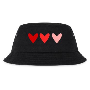 SAINT VALENTINE. bachelorette party. I LOVE YOU. I LOVE YOU. LOVE - Kids’ Bucket Hat - black - Front