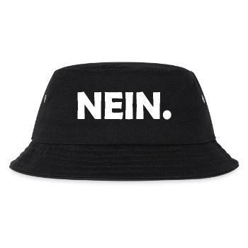 Nein - Kinder Bucket Hat - Schwarz - Vorne
