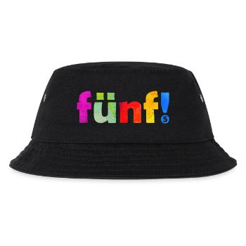 FÜNF 5 JAHRE JUNGE 5. GEBURTSTAG - Kinder Bucket Hat - Schwarz - Vorne