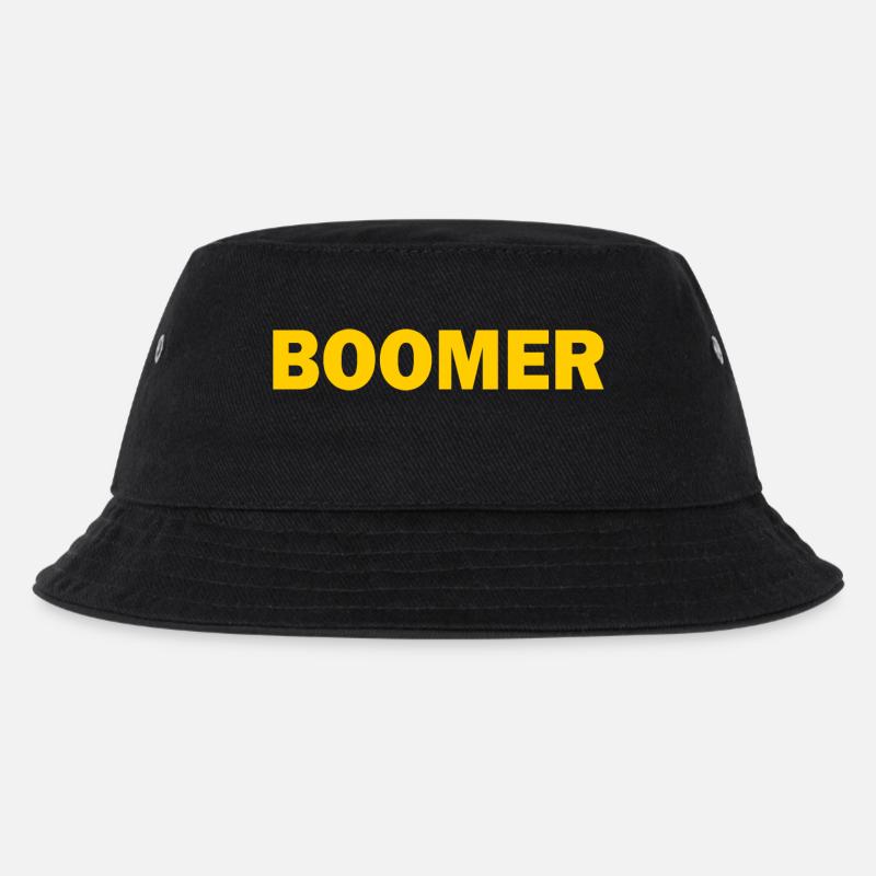 Boomer - Kinder Bucket Hat - Schwarz