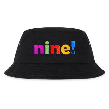 NINE 9 YEARS 9TH BIRTHDAY - Kids’ Bucket Hat - black - Front