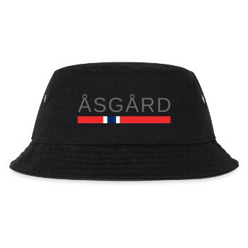 Asgard Norwegen - Kinder Bucket Hat - Schwarz - Vorne