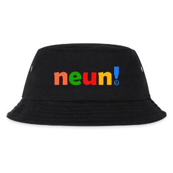 NEUN 9 JAHRE JUNGE 9. GEBURTSTAG - Kinder Bucket Hat - Schwarz - Vorne