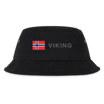 Wikinger - Kinder Bucket Hat - Schwarz - Vorne