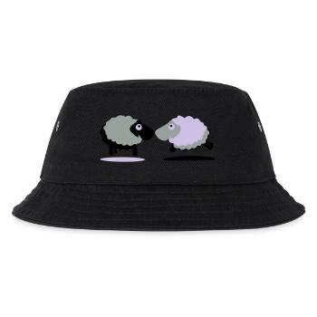 Schafe - Kinder Bucket Hat - Schwarz - Vorne