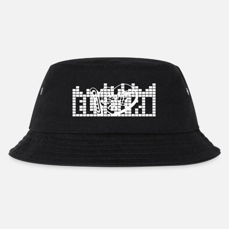 love i - Kinder Bucket Hat - Schwarz