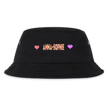 Anna-Sophie - Kinder Bucket Hat - Schwarz - Vorne