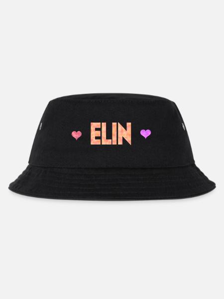 Elin - Kinder Bucket Hat - Schwarz