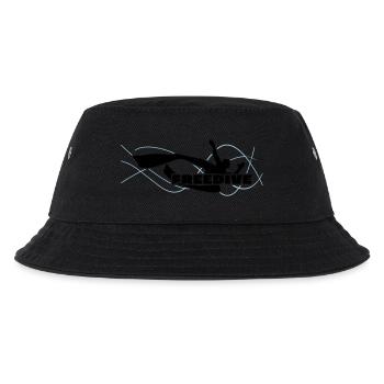 Bi-Fin Freedive Apnea - Kids’ Bucket Hat - black - Front