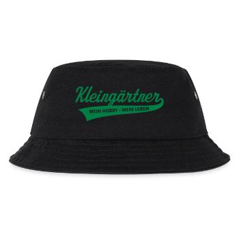 Kleingärtner: Mein Hobby – Mein Leben (Garten) - Kinder Bucket Hat - Schwarz - Vorne