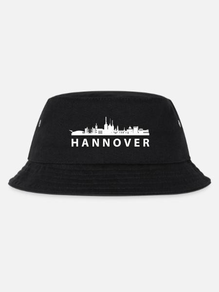 Hannover Skyline Silhouette design - Kinder Bucket Hat - Schwarz