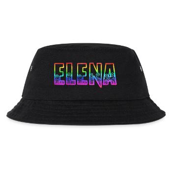 elena rs regenbogen - Kinder Bucket Hat - Schwarz - Vorne