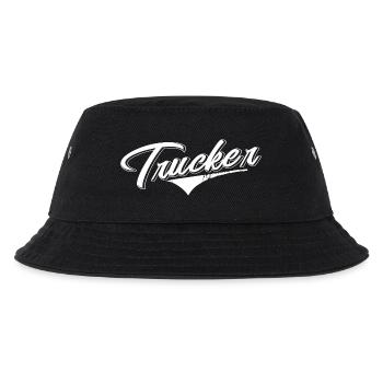 truck trucker boats truck transporter king street - Kids’ Bucket Hat - black - Front