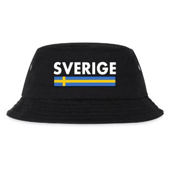 Sverige - Kinder Bucket Hat - Schwarz - Vorne