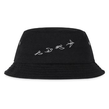 Der Flug des weißen Vogels - Kinder Bucket Hat - Schwarz - Vorne