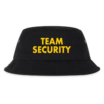 Team security - Kinder Bucket Hat - Schwarz - Vorne