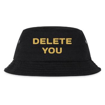 DELETE funny - Kids’ Bucket Hat - black - Front