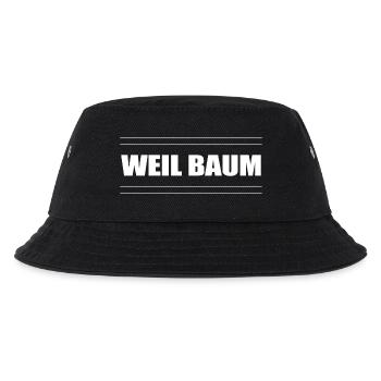 Youth word slang because tree - Kids’ Bucket Hat - black - Front